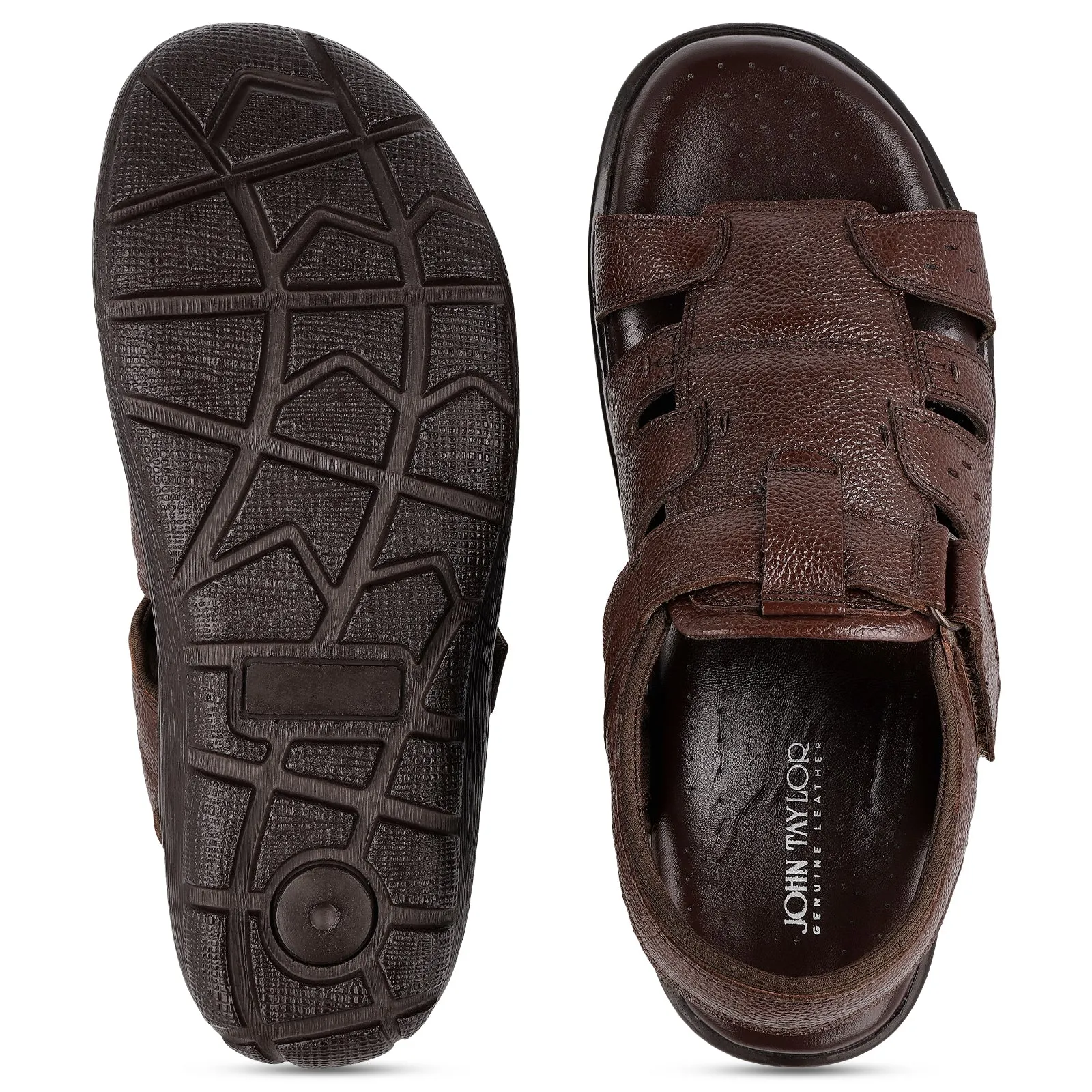 JOHN TAYLOR Leather Gents Sandals - JT97515