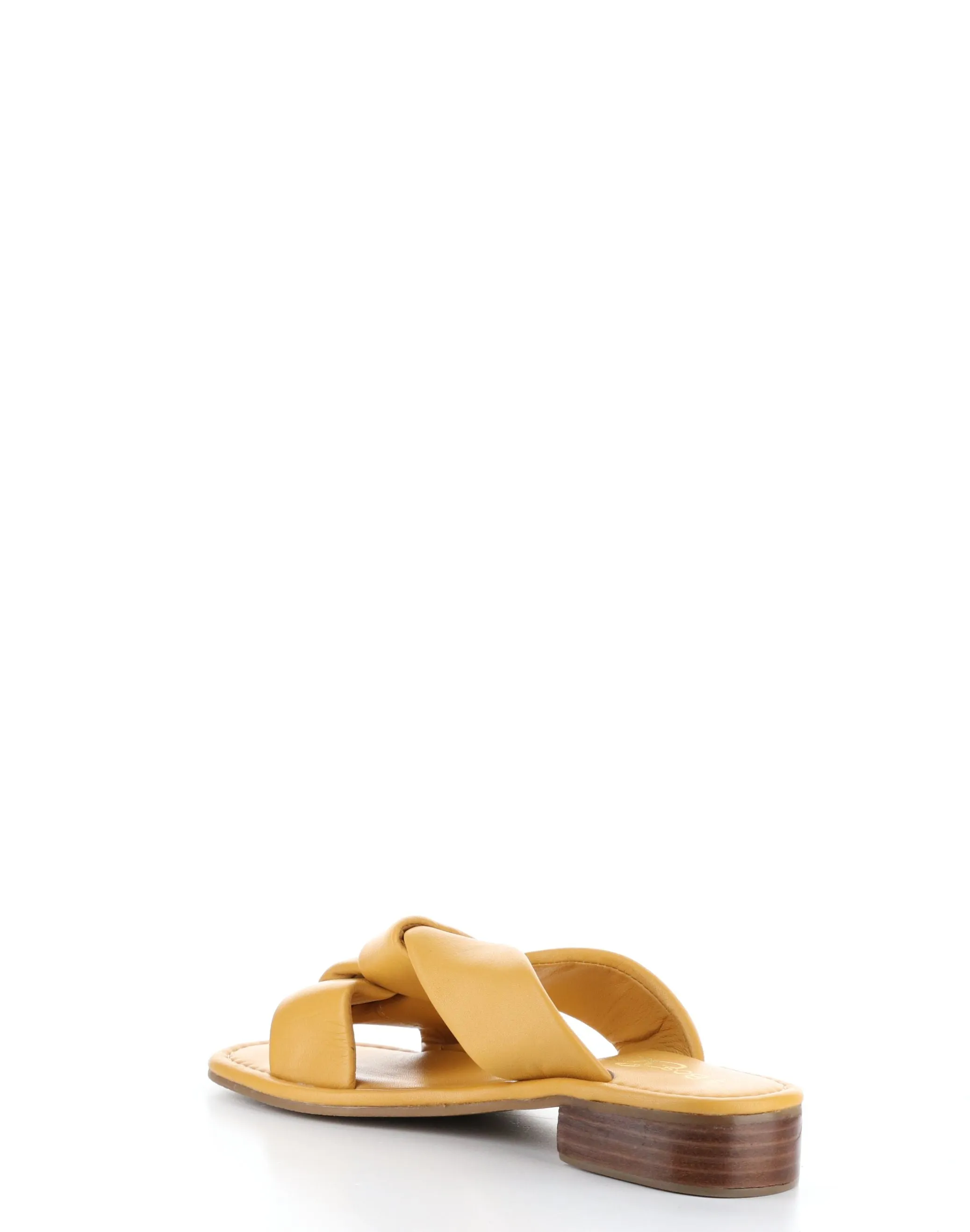 KNICK MUSTARD Round Toe Sandals