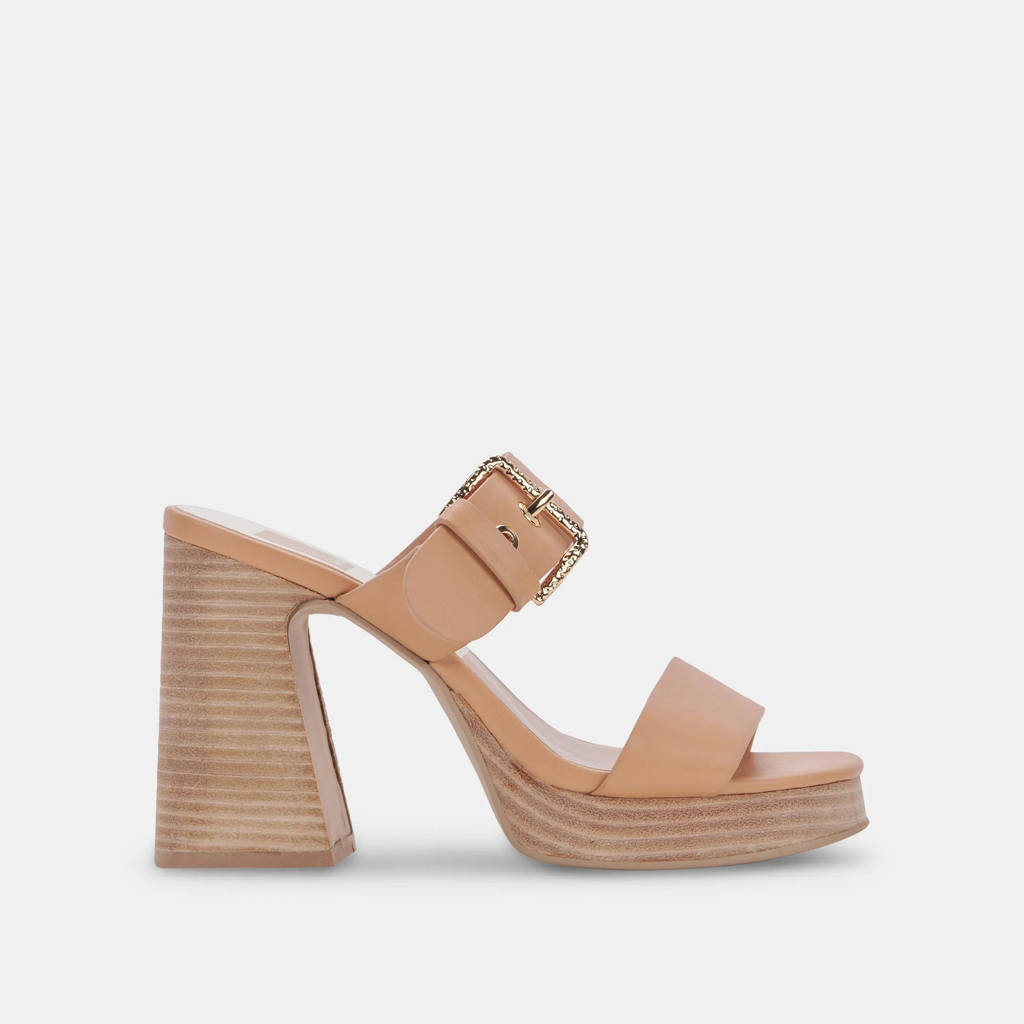 LANDRY HEELS TAN LEATHER