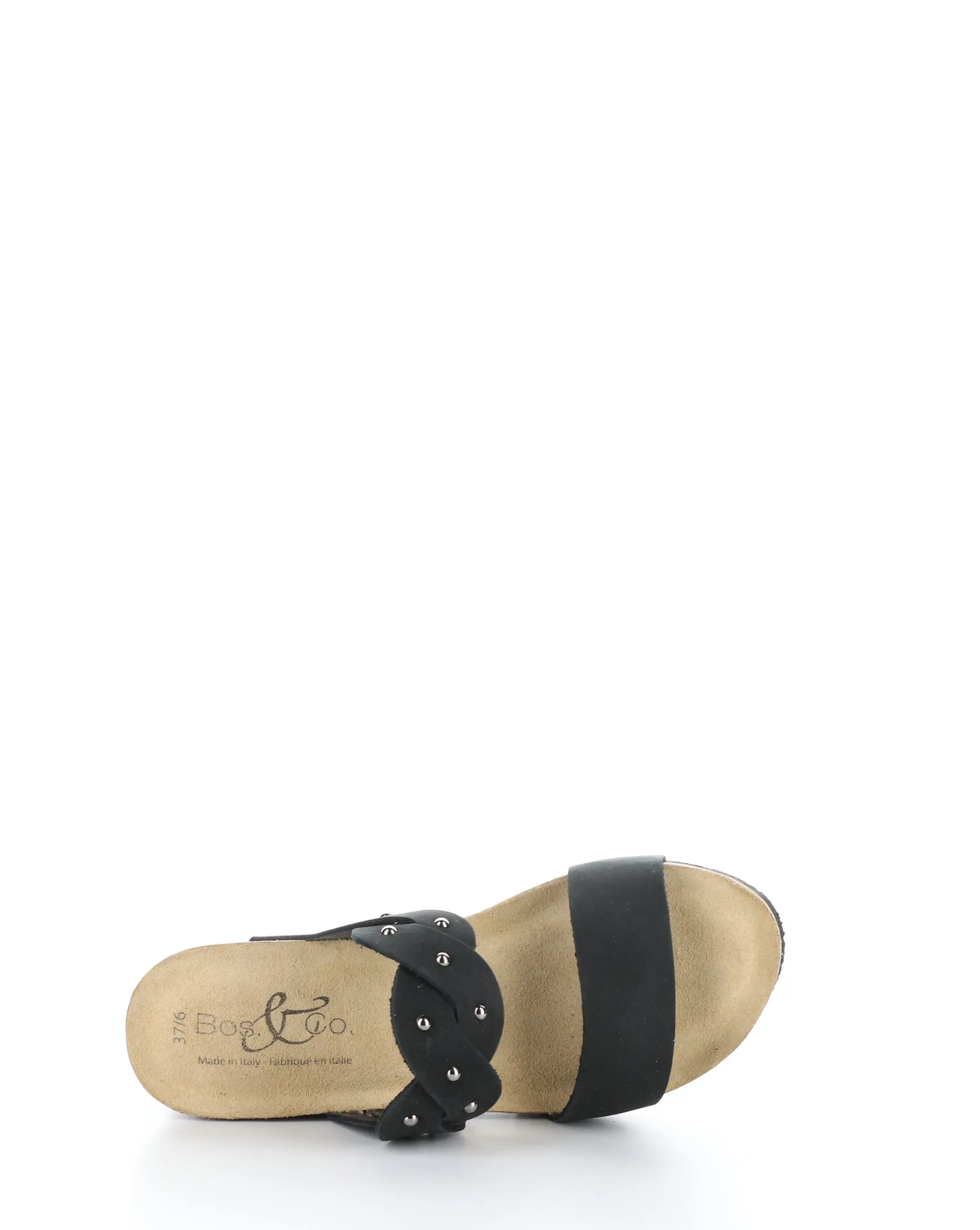 LARINO BLACK Slip-on Sandals