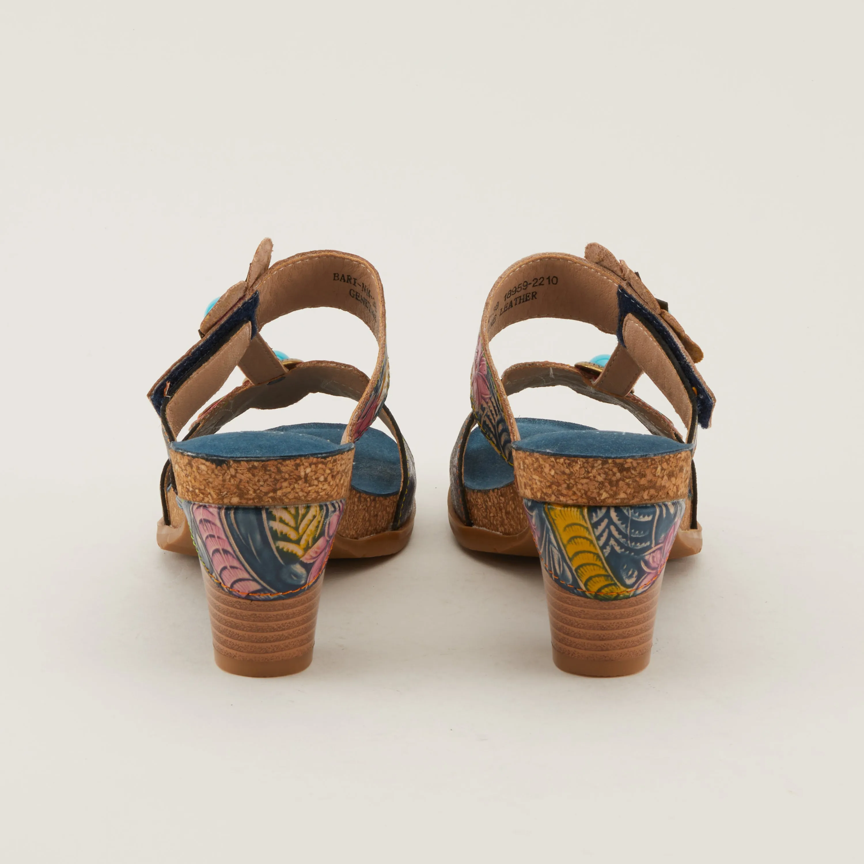 L'ARTISTE BARI PLATFORM SANDALS