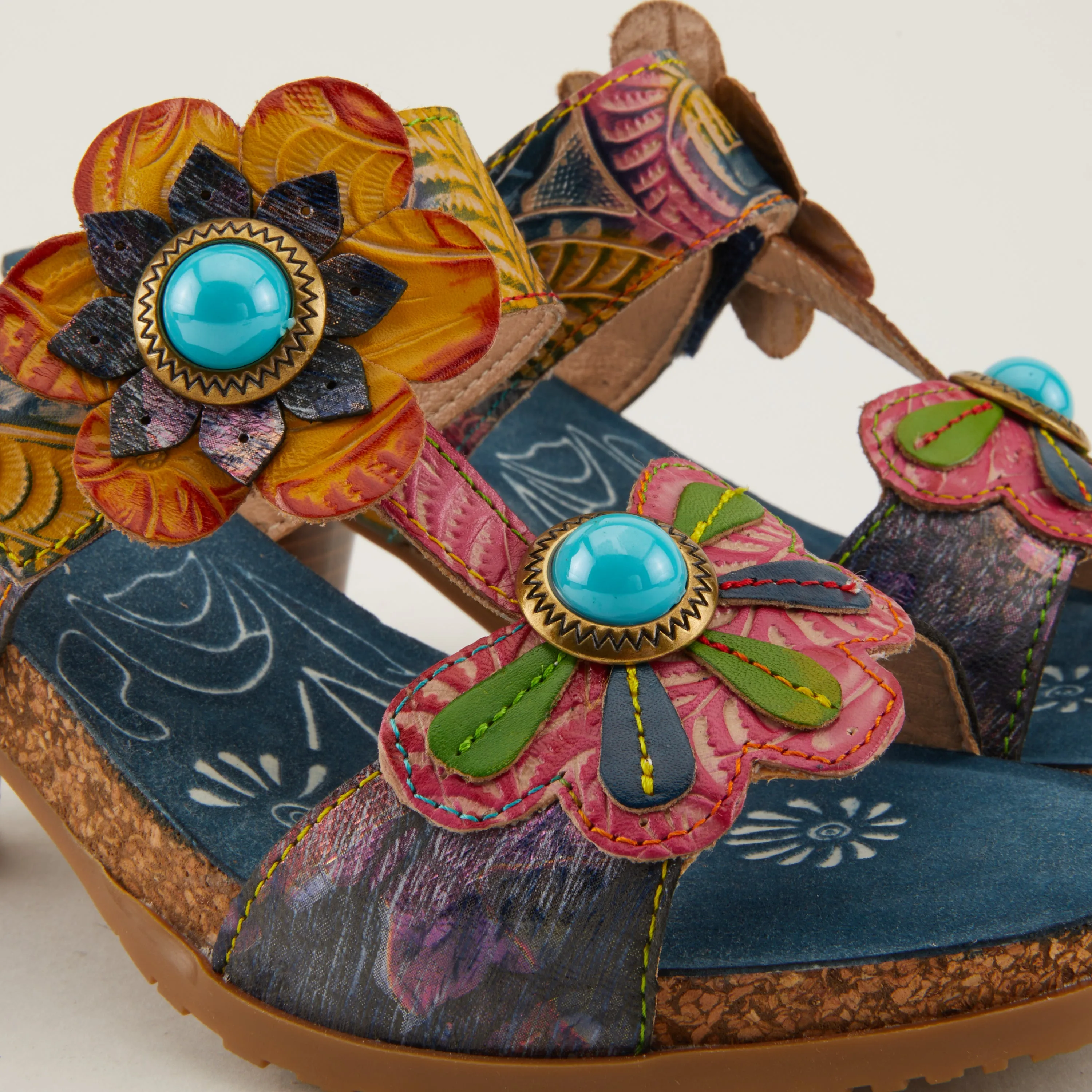 L'ARTISTE BARI PLATFORM SANDALS