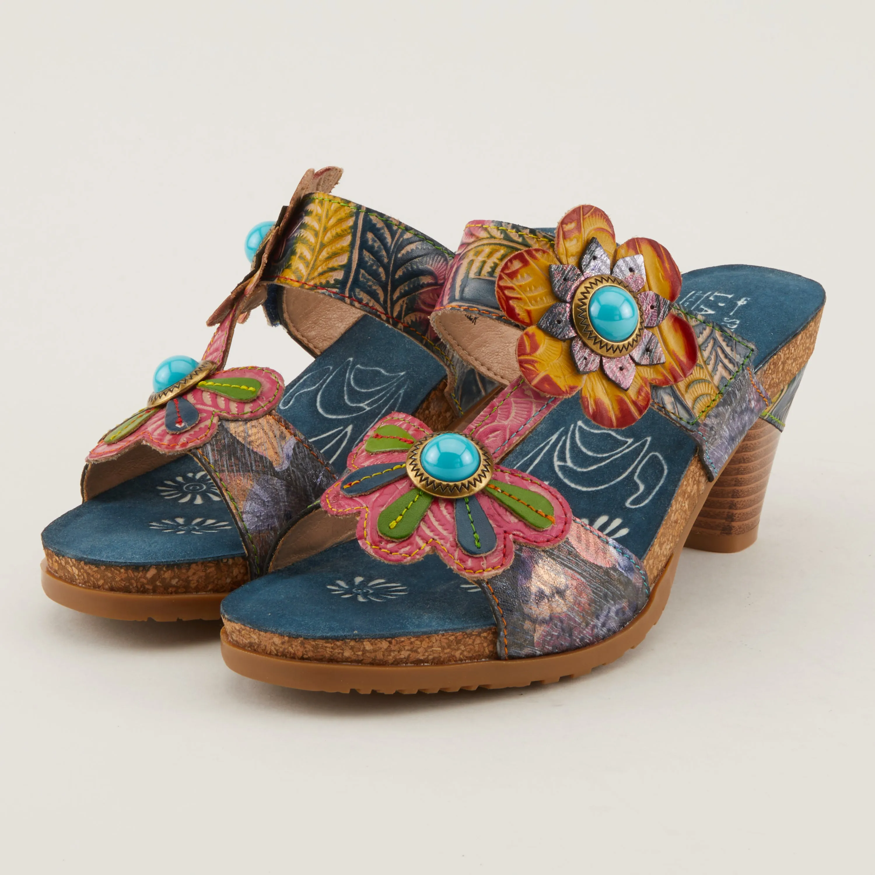 L'ARTISTE BARI PLATFORM SANDALS