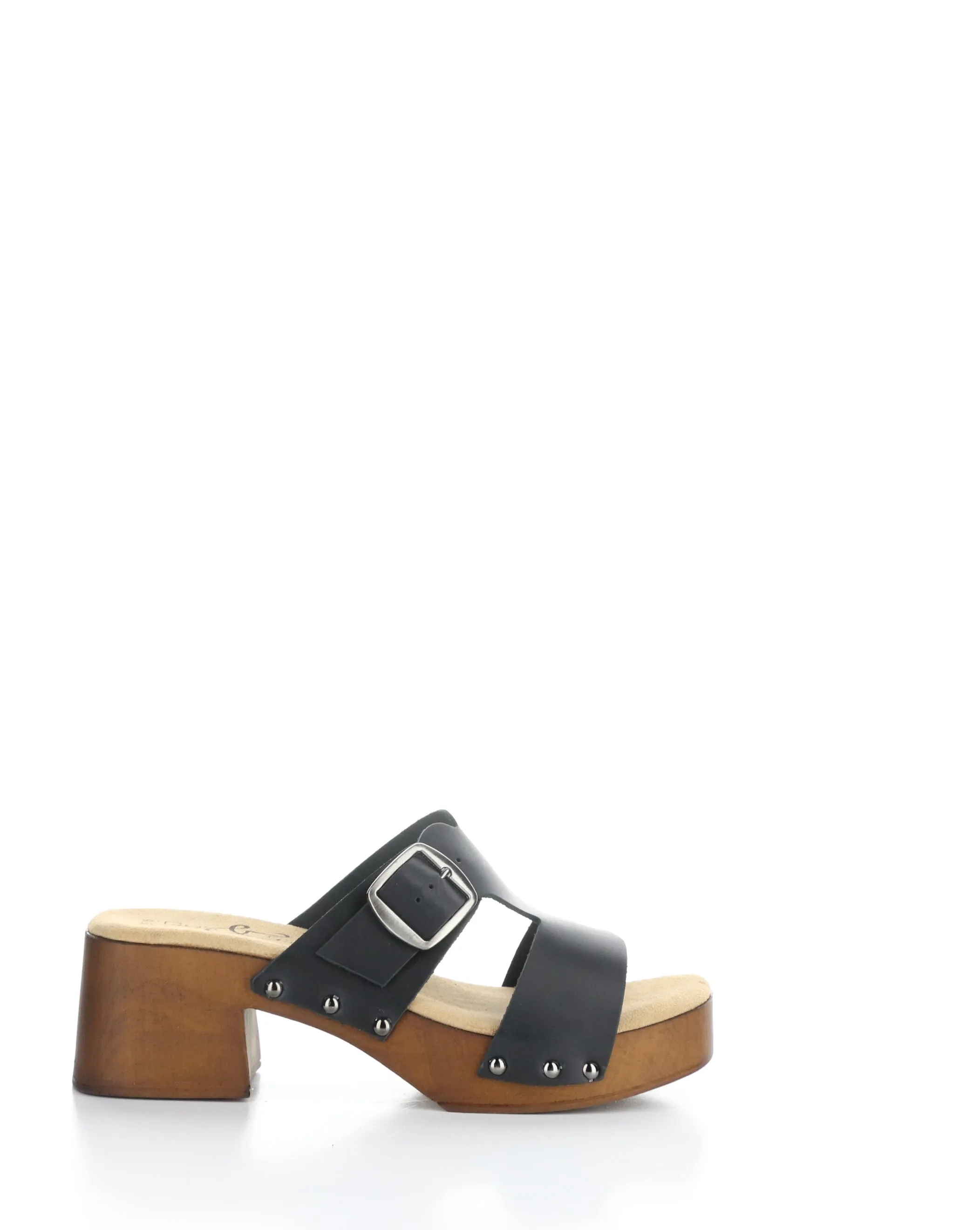 MARIS BLACK Slip-on Sandals