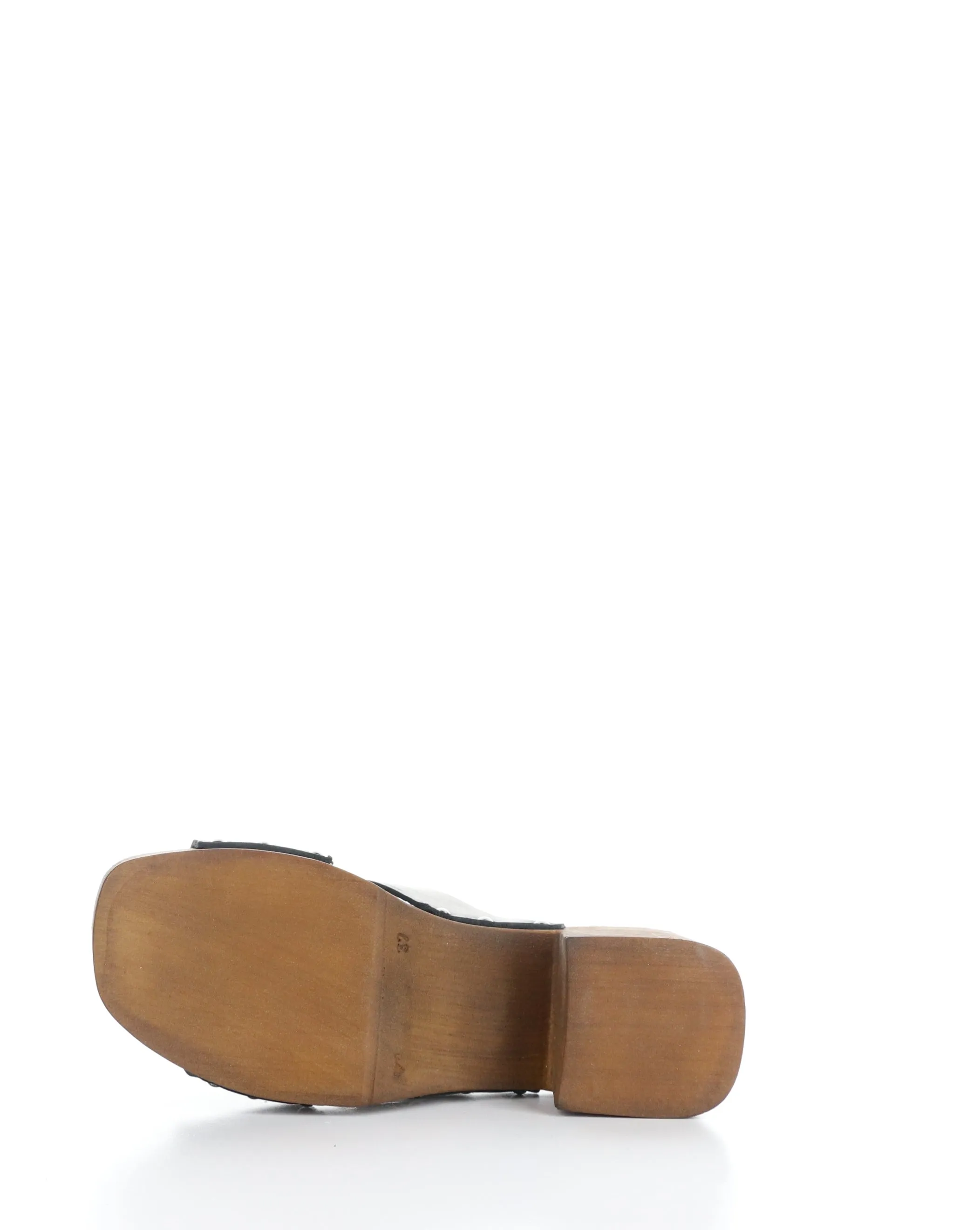 MARIS BLACK Slip-on Sandals