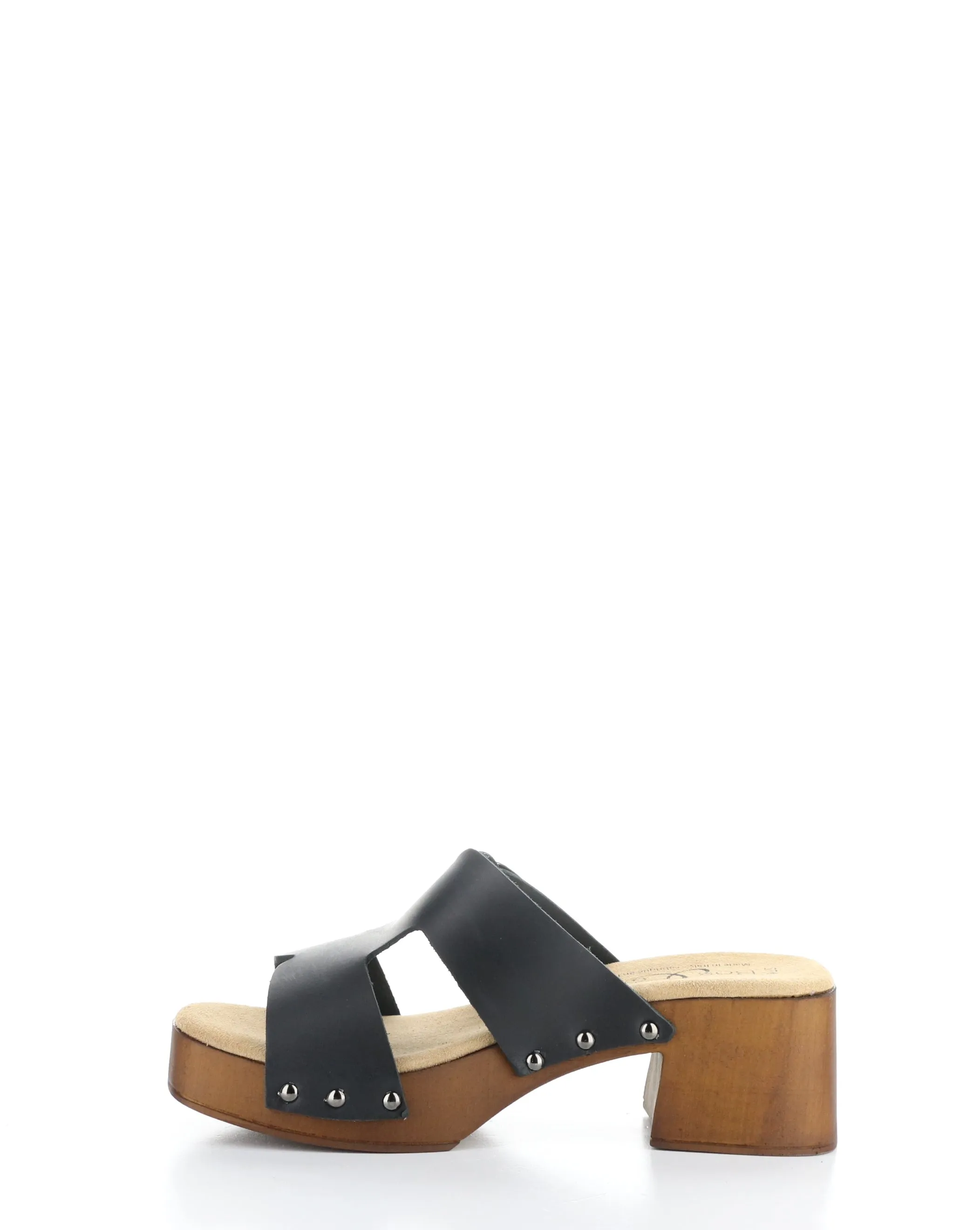 MARIS BLACK Slip-on Sandals