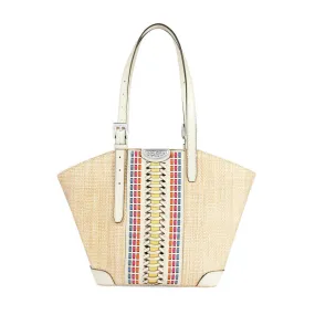 Michaela Straw Tote