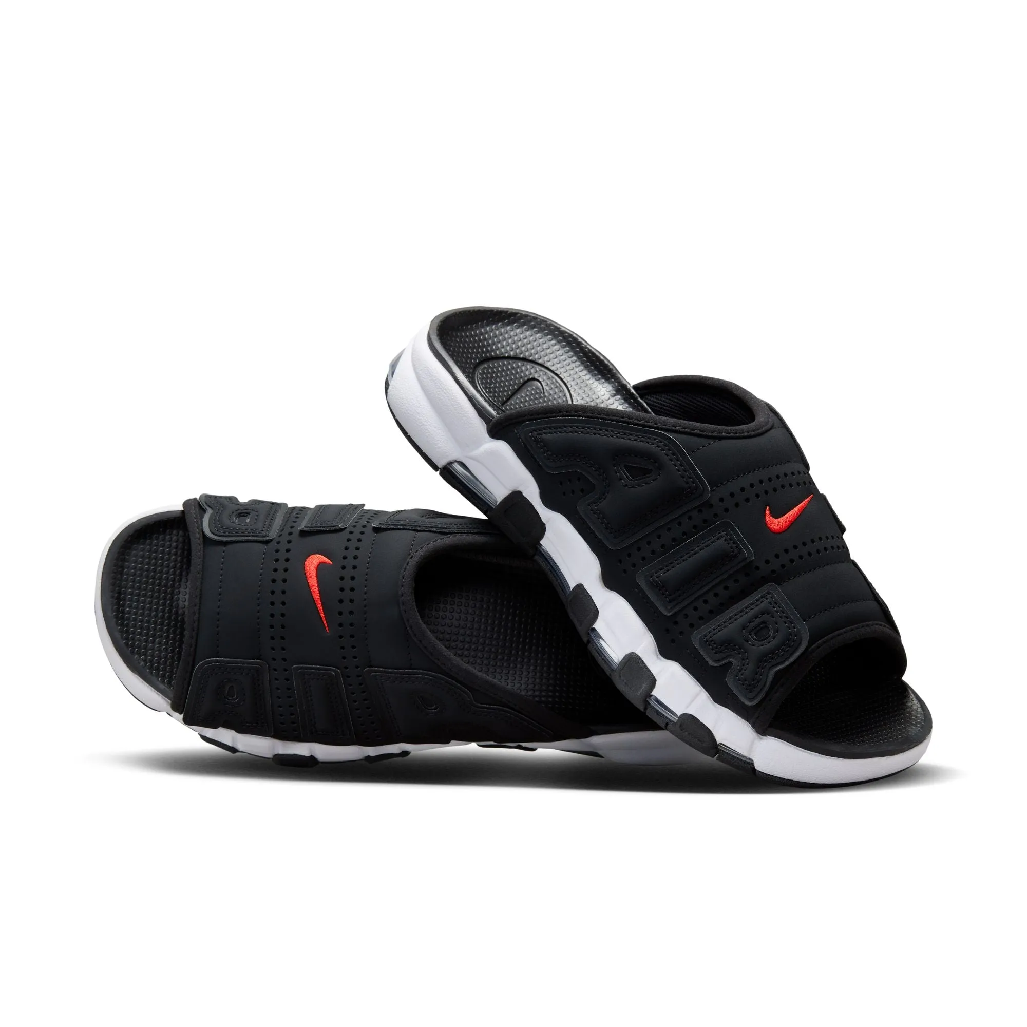 Nike Air More Uptempo Slide NA (Black/White/Black/Clear)