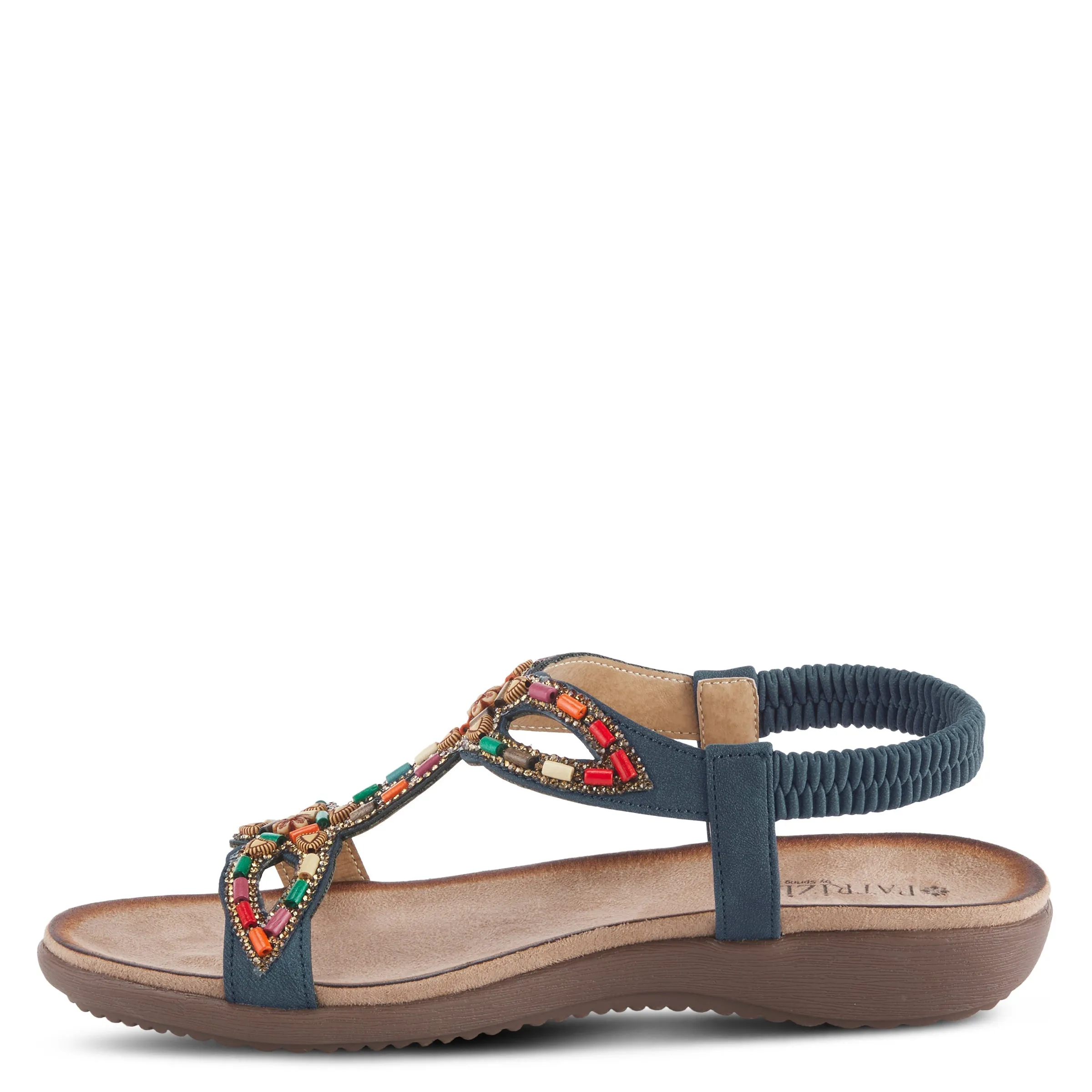 PATRIZIA VOLCANIC T-STRAP SANDALS