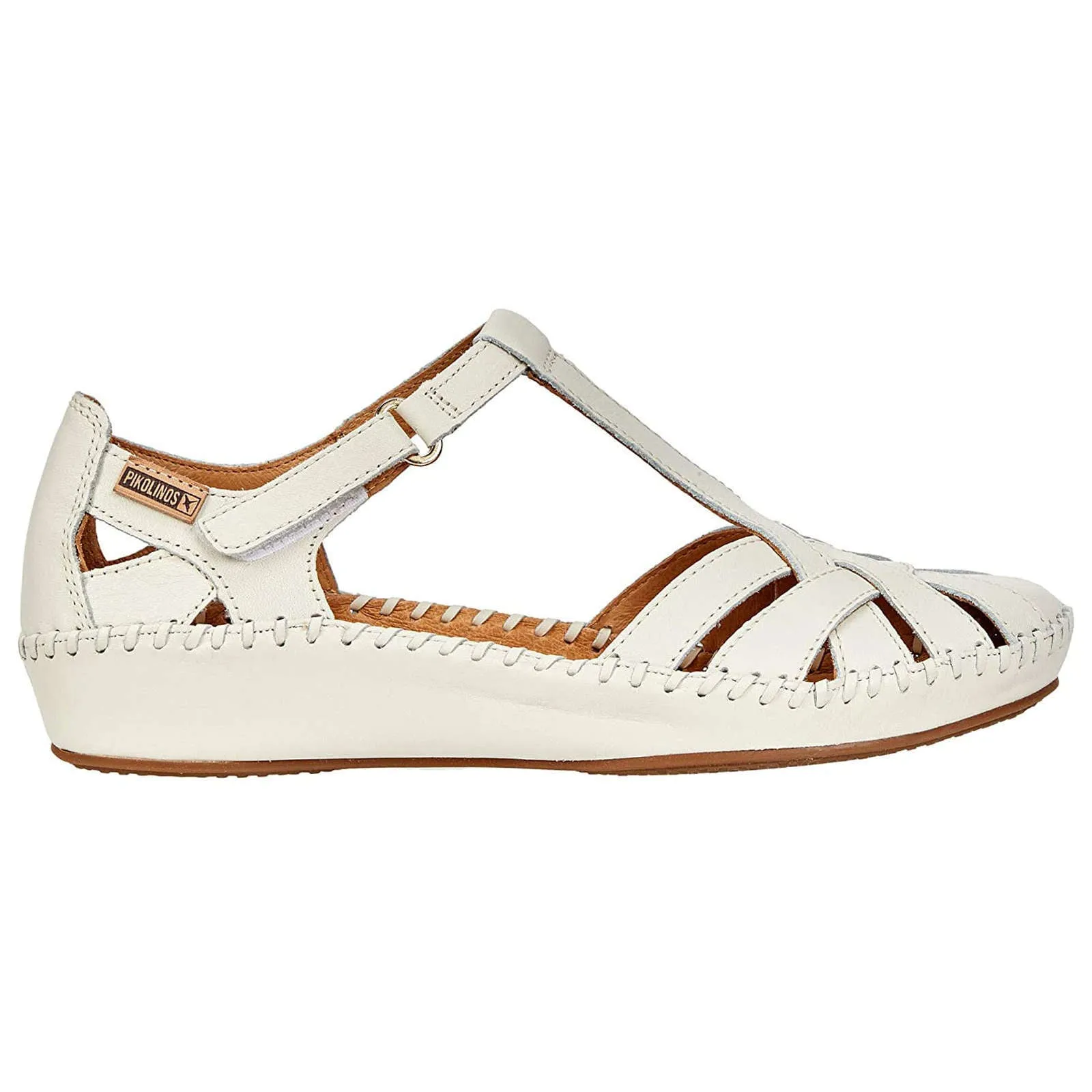 Puerto Vallarta Calfskin Leather Women's Ankle Strap Sandals