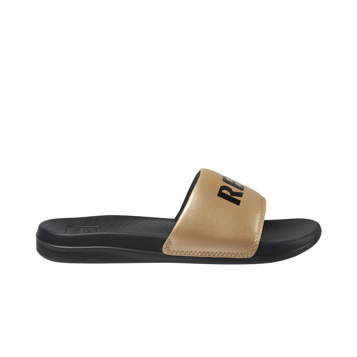   Reef One Slide Metallic Gold