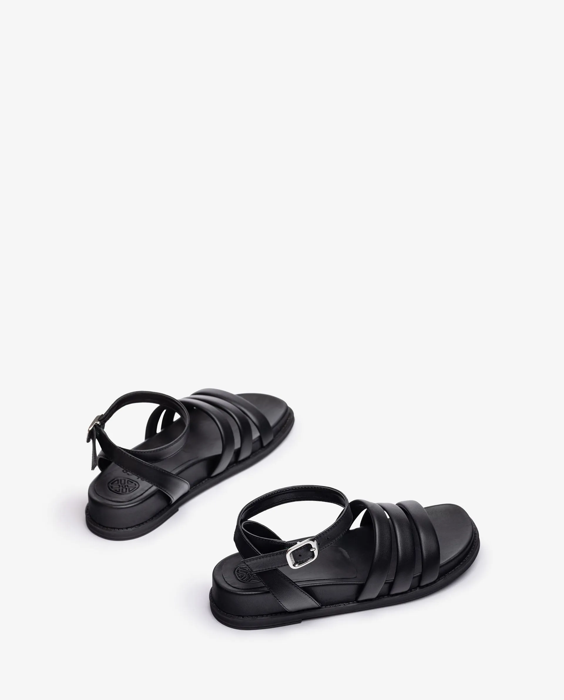 Strappy Sandals, Black