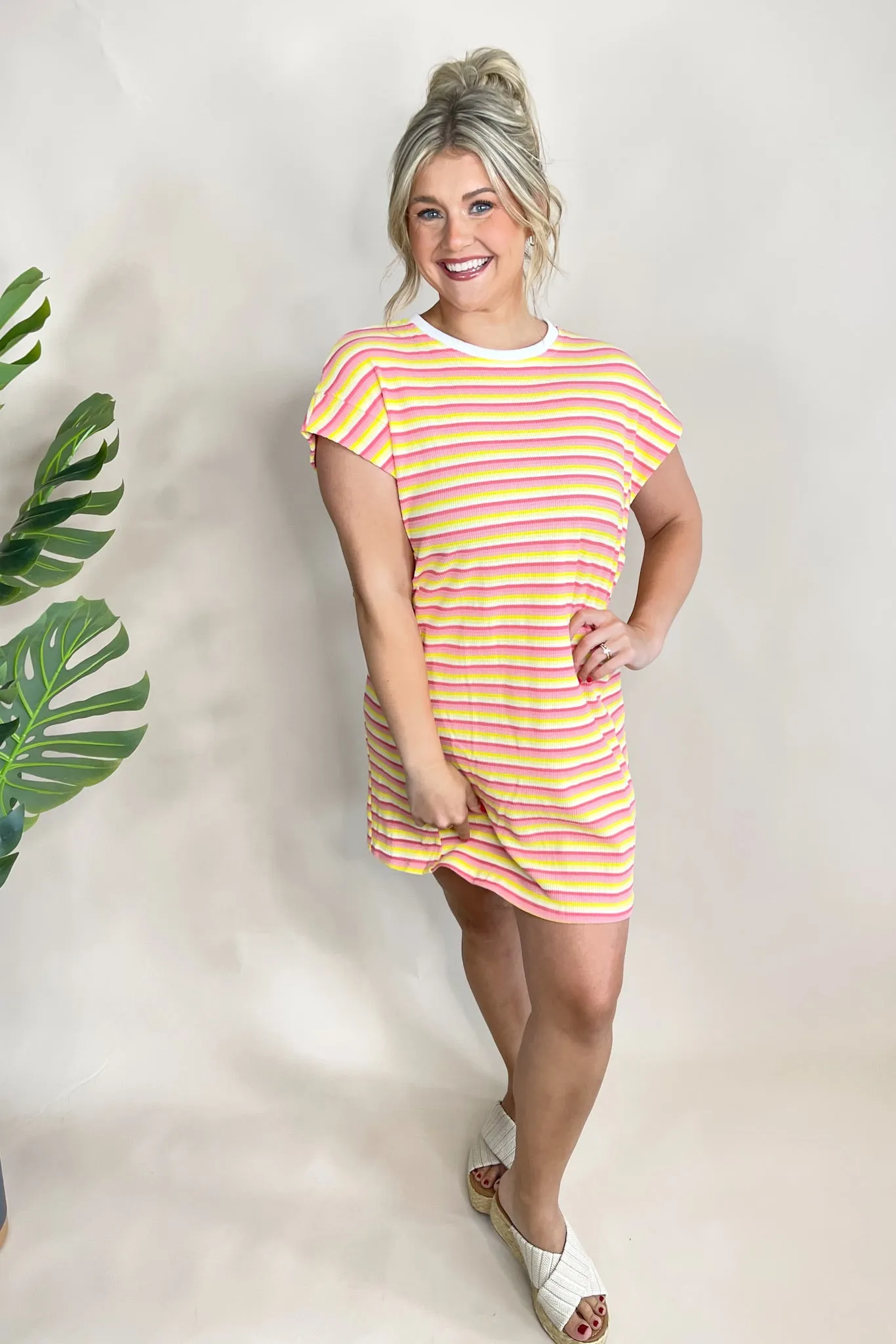 Tanya Striped T-Shirt Dress