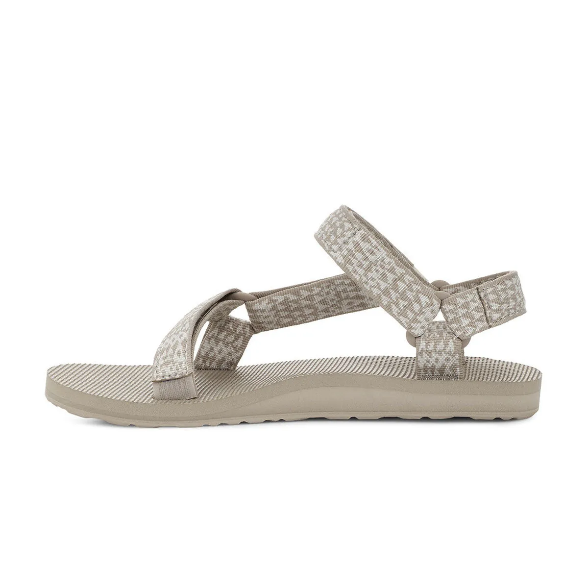 Feather Grey Teva Original Universal Sandals with Etching - Optimized Title