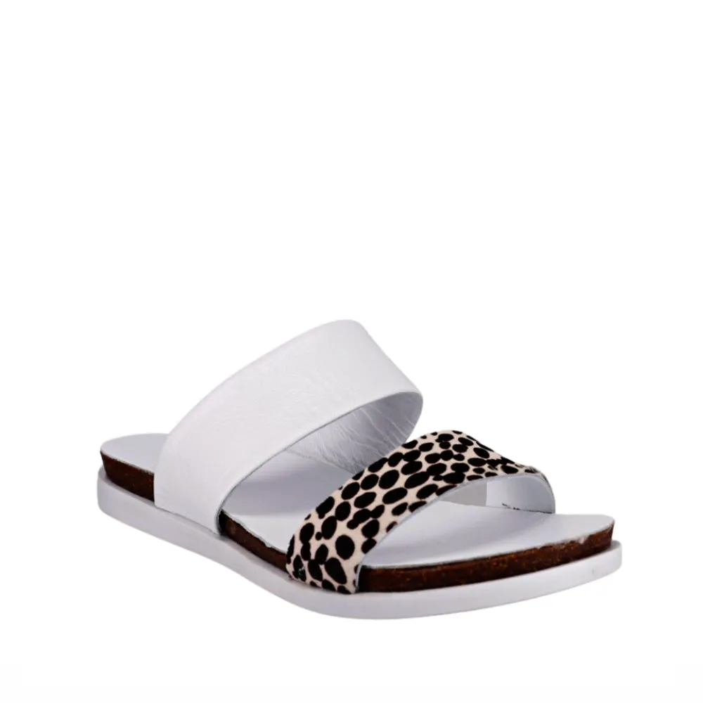 Thyme - White/Leopard Print