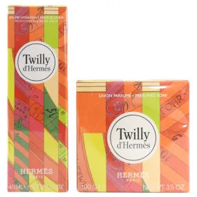 Twilly d'Hermes Moisturizing Body Balm and Perfumed Soap Set