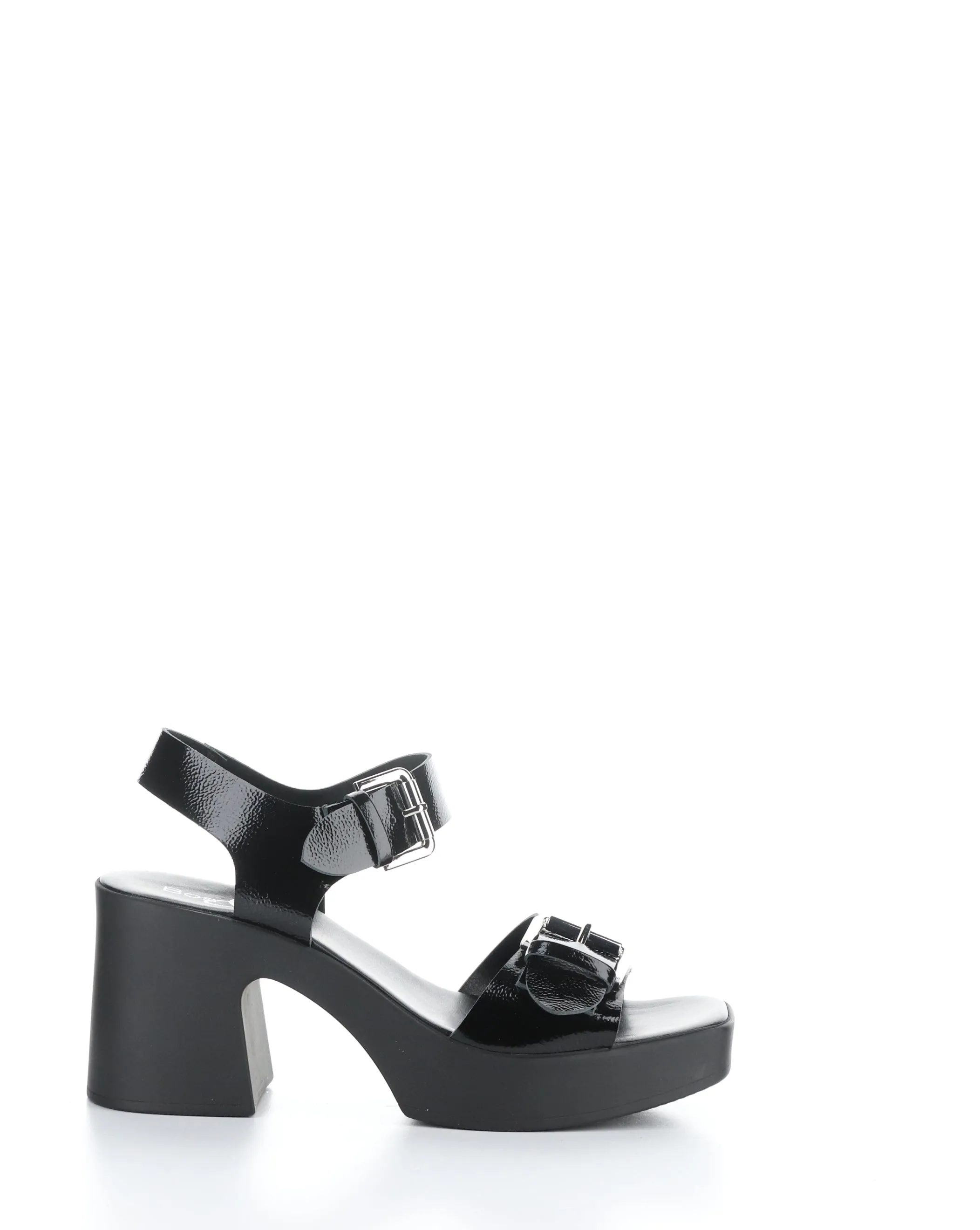 VELA BLACK Buckle Sandals