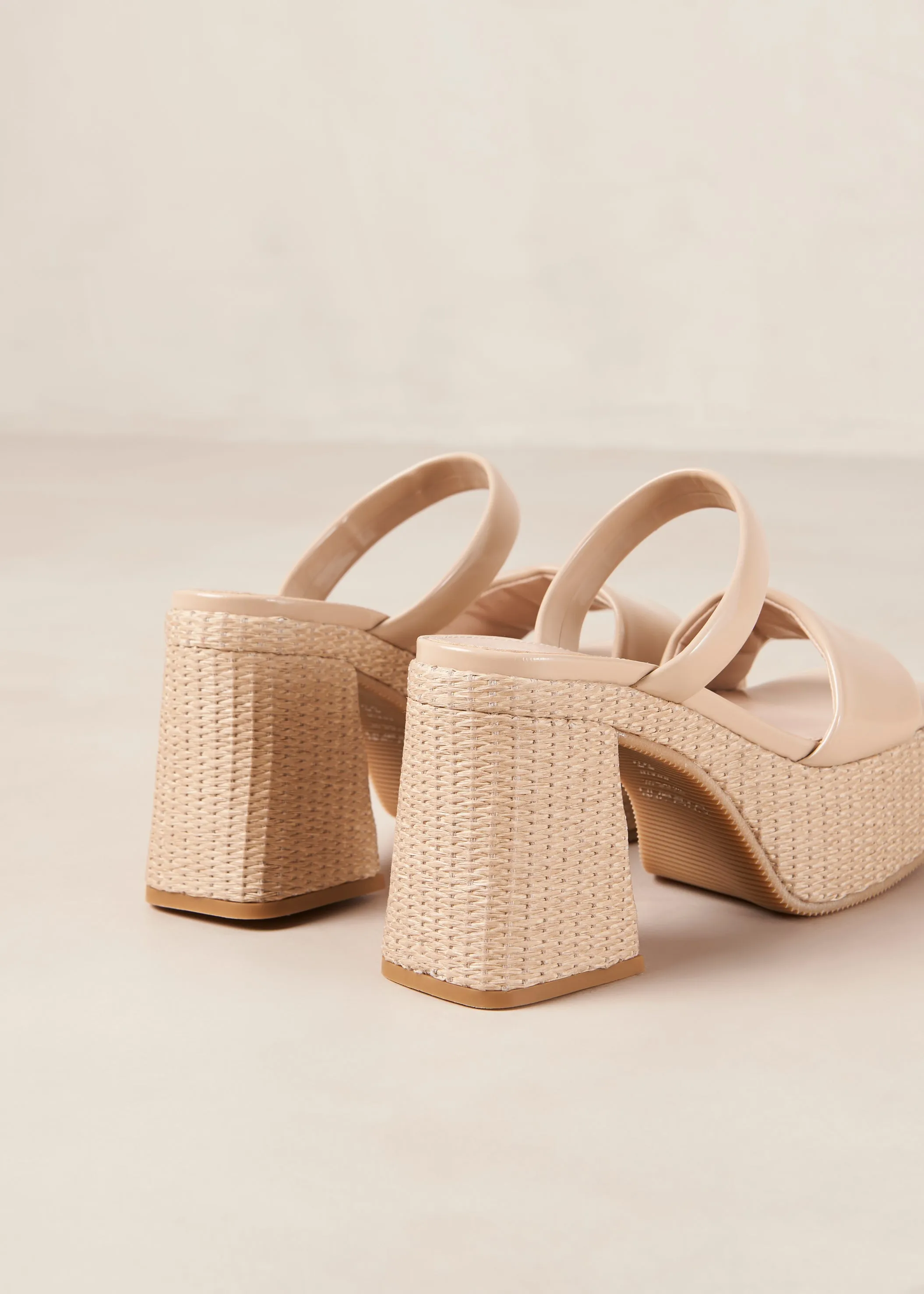 Viviana Lucid Tahini Beige Vegan Leather Sandals