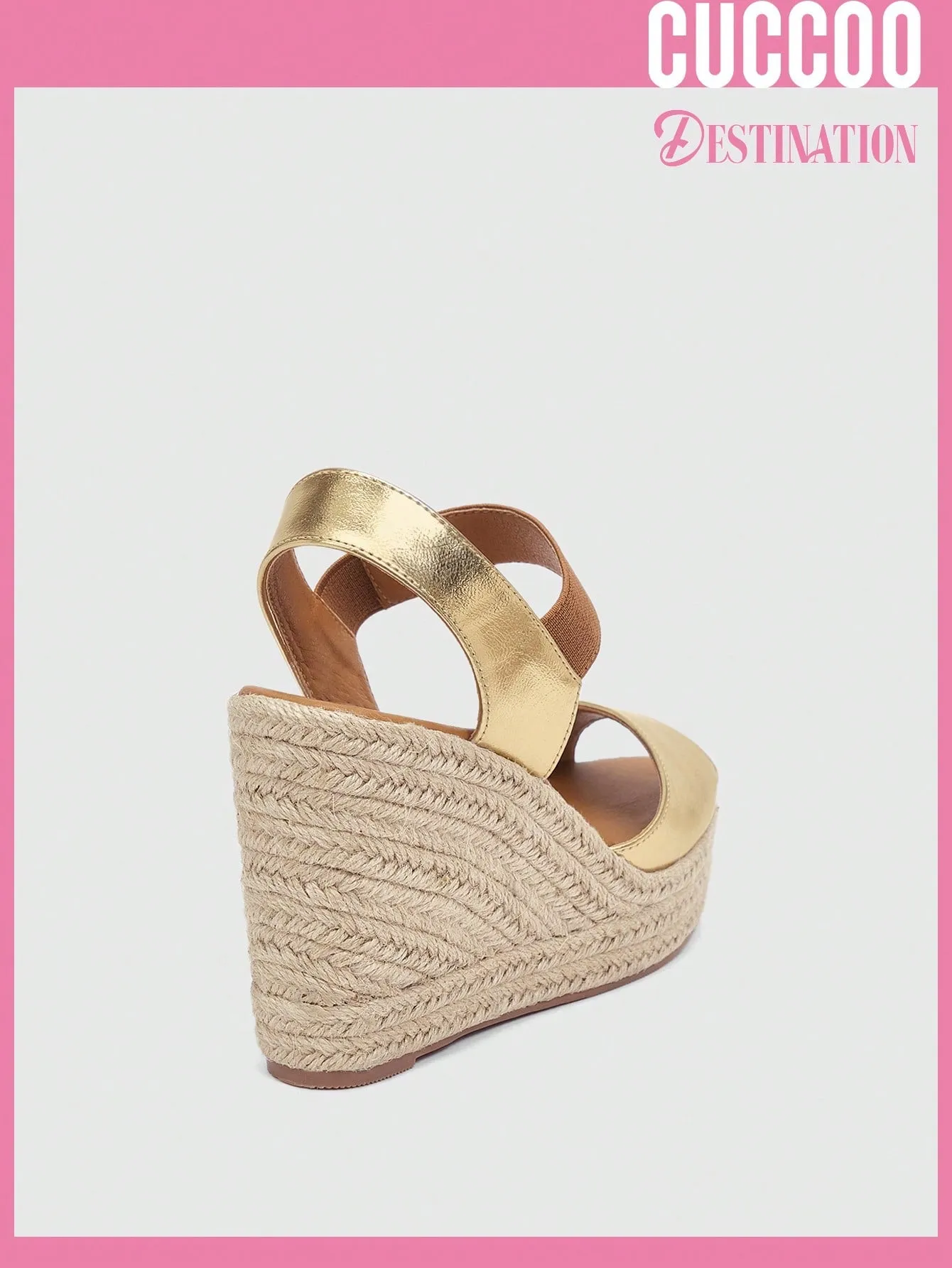 Woman Shoes Fashionable Espadrille Wedge Sandals For Spring And Summer