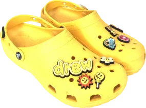 x Justin Bieber Drew House Yellow Classic Crocs - RARE UK 9 EU 42 👠