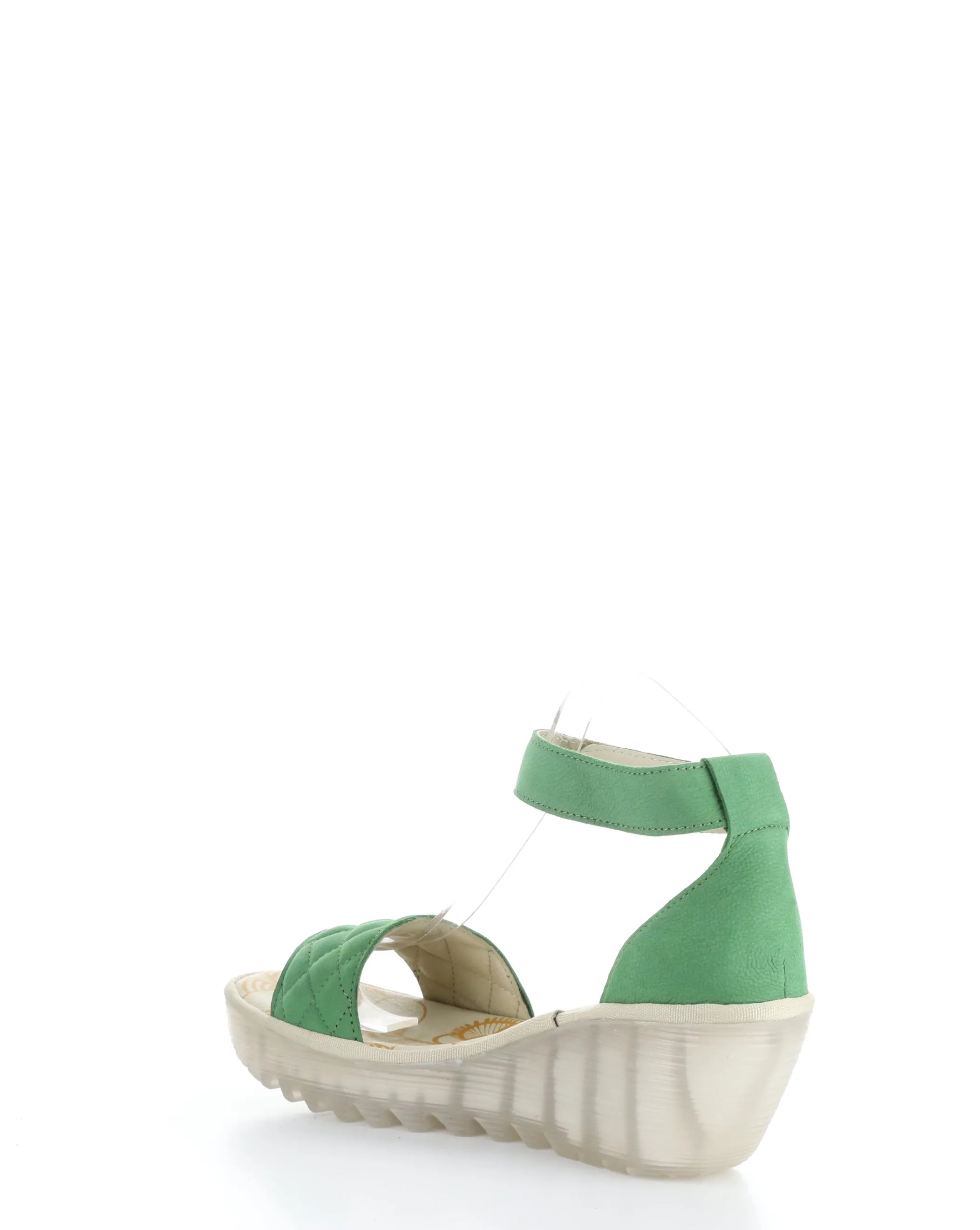 YARU471FLY Green Velcro Sandals