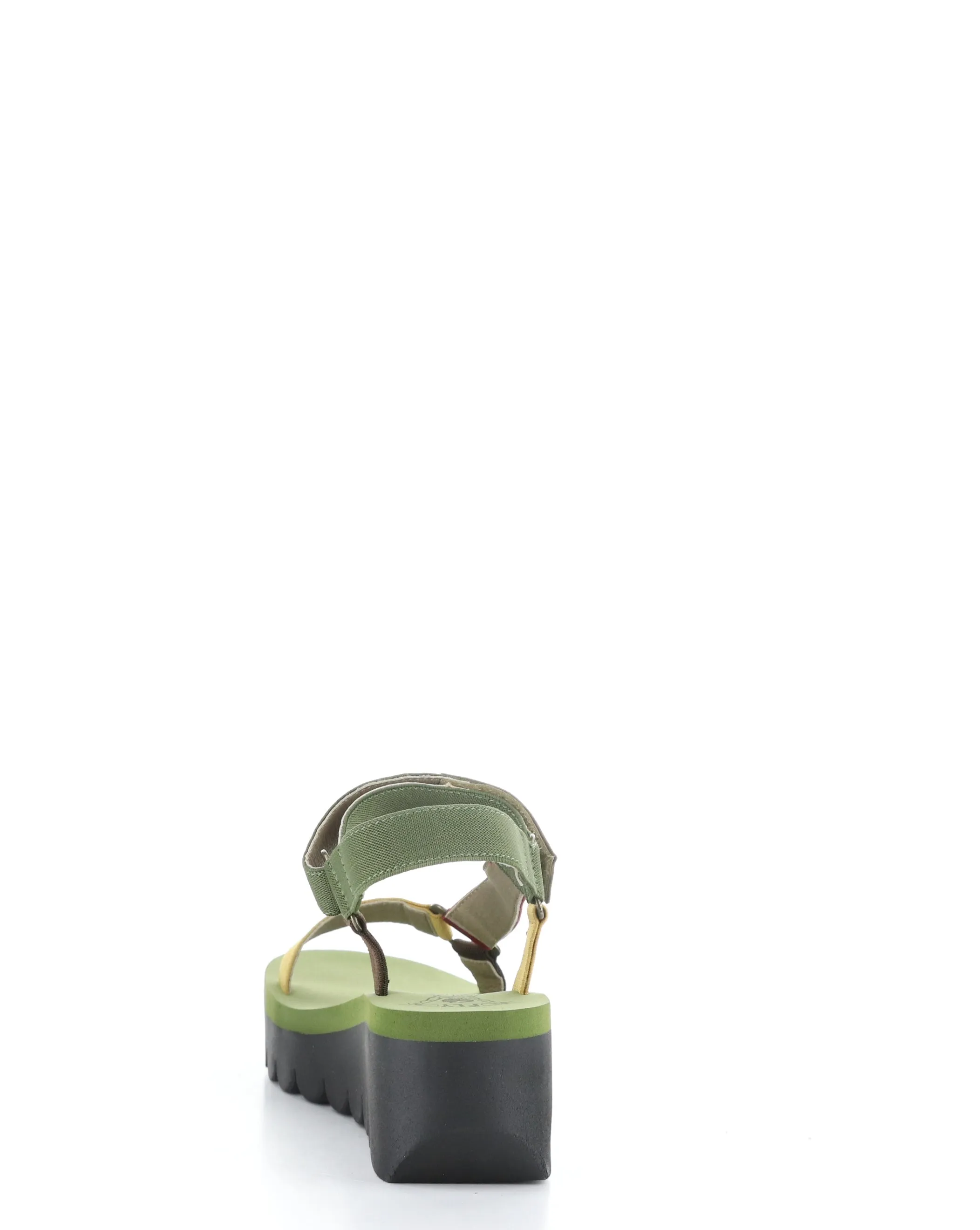 YEFA726FLY 012 MILITARY/MULTI/GREEN Velcro Sandals